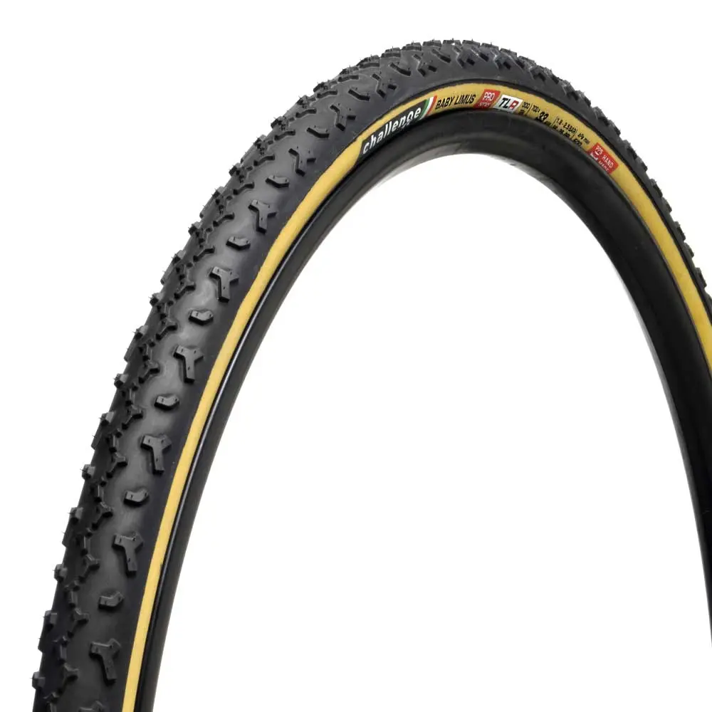 Challenge Baby Limus Pro Tlr Handmade Cyclocross Tyre 700C X 33C (Black/Tan) 1