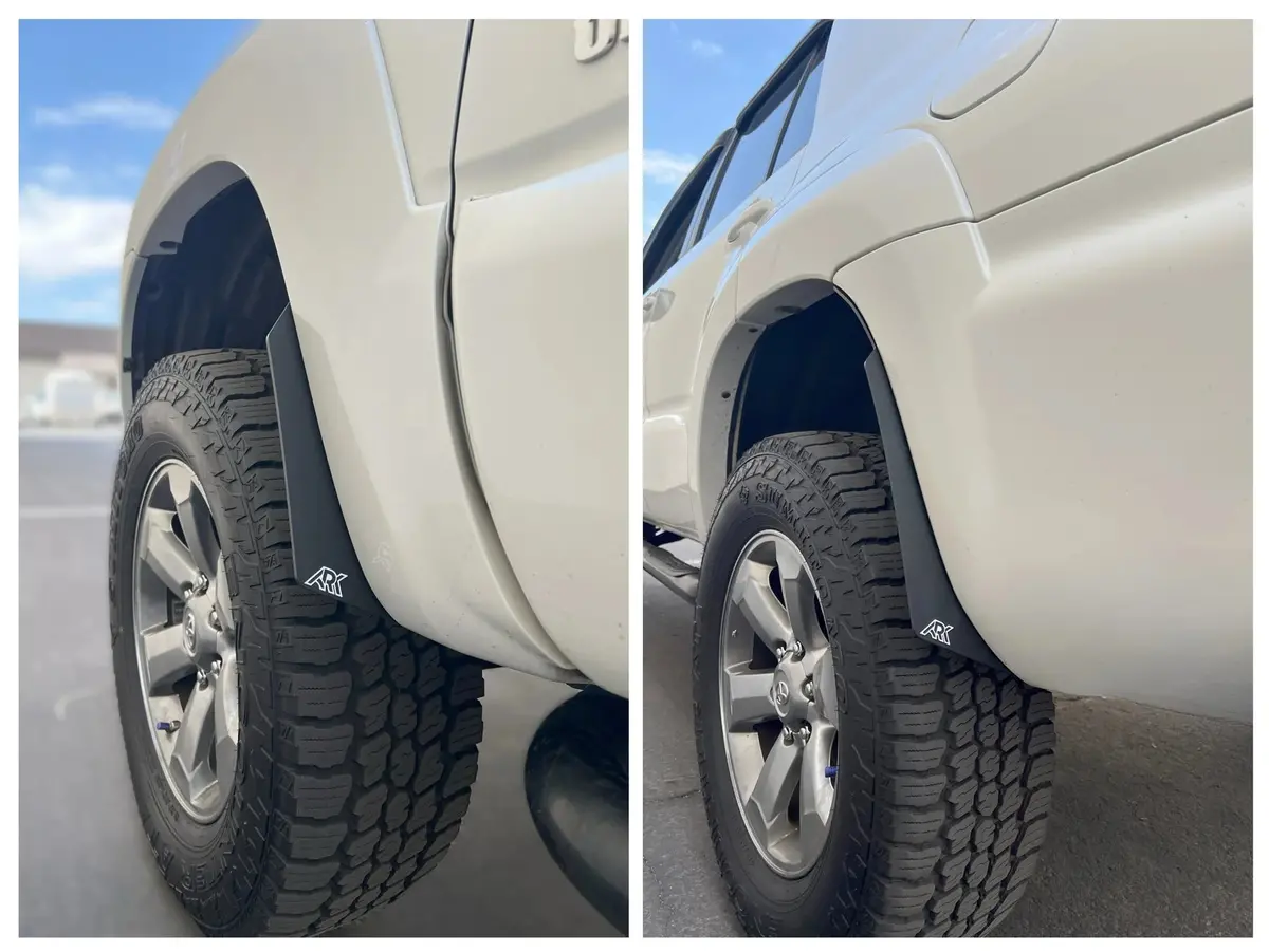 2006-2009 Toyota 4Runner Micro Flare Mud Flap Deletes 1