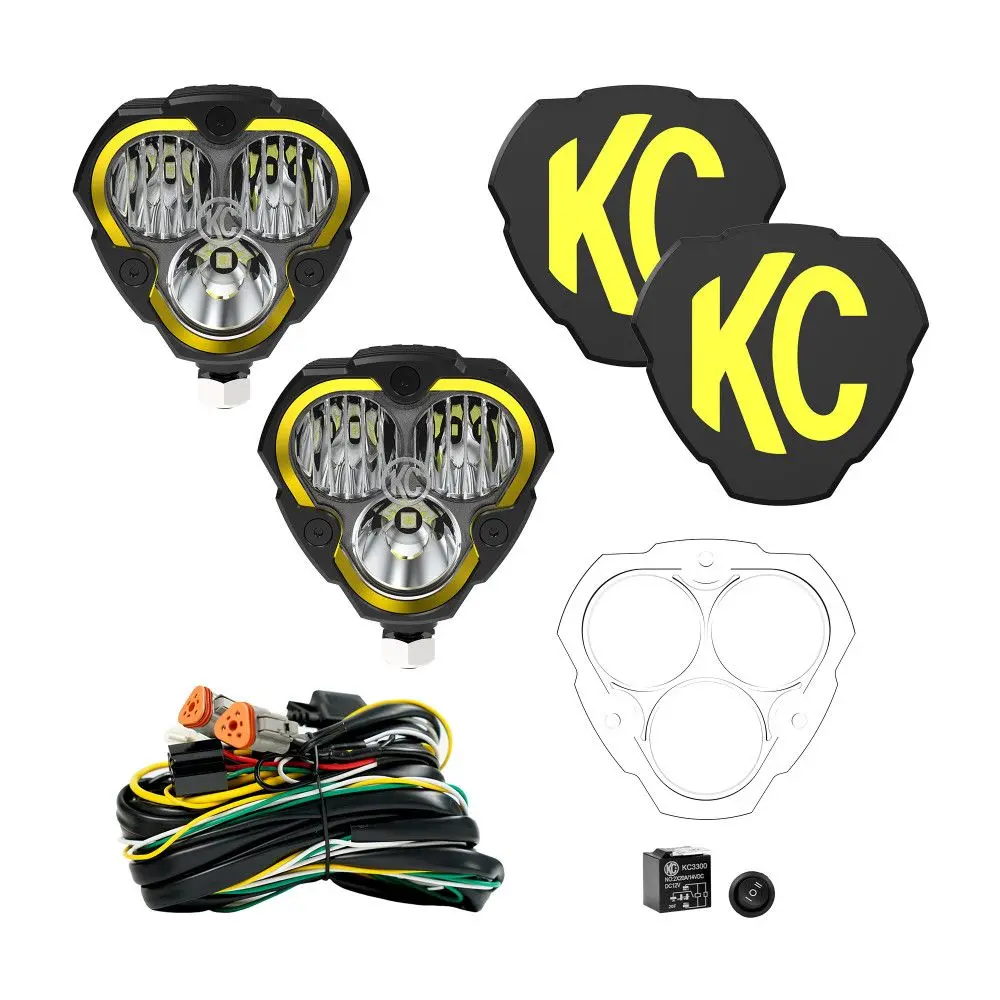 Kc Hilites Flex Era 3 | 2-Light Master Led Light Pod Kit 1