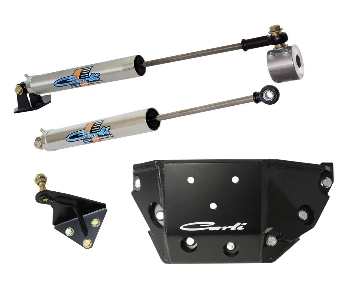 '08.5-12 Dodge Ram 2500/3500 Opposing "T-Style" Steering Stabilizer Kit 1