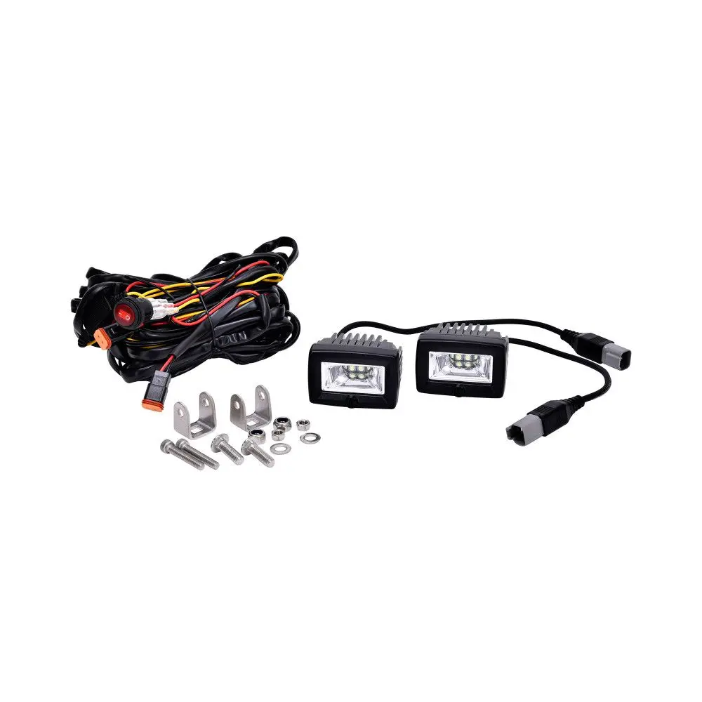 Kc Hilites 2" C-Series C2 Led - 2-Light System - 20W Flood Beam 1