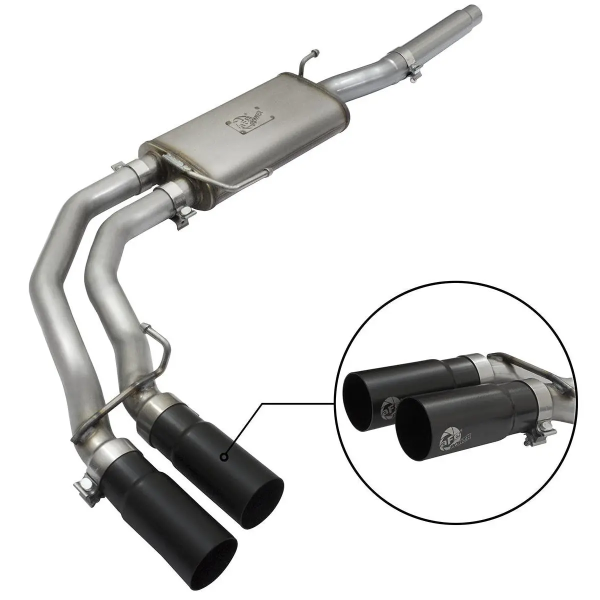 04-08 Ford F150 Rebel Series 3" To 2-1/2" 409 Stainless Steel Cat Back Exhaust System 1