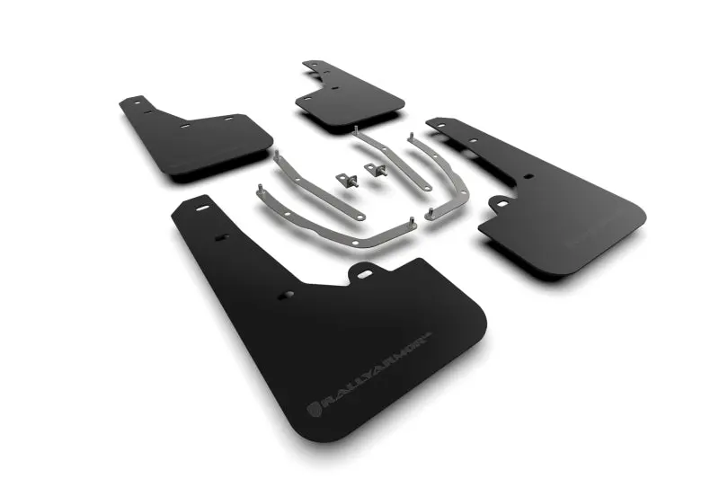 Rally Armor Ur Mud Flaps – Metallic Black Finish With Logo, For 2022 Hyundai Tucson 1