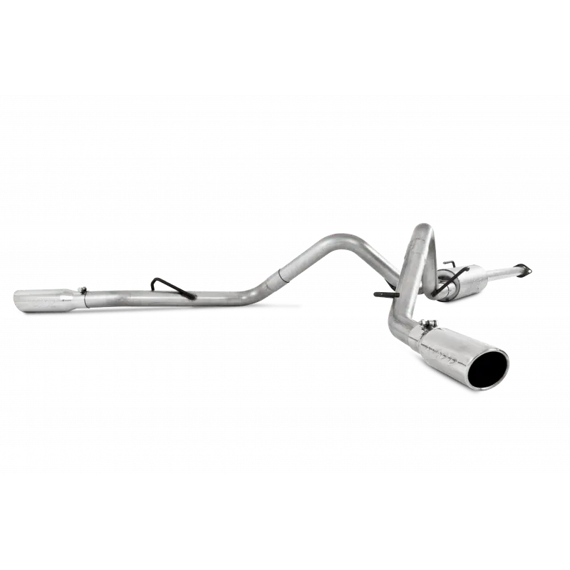 '05-15 Toyota Tacoma 2 1/2" Cat Back Dual Side Exit Exhaust, Al 1