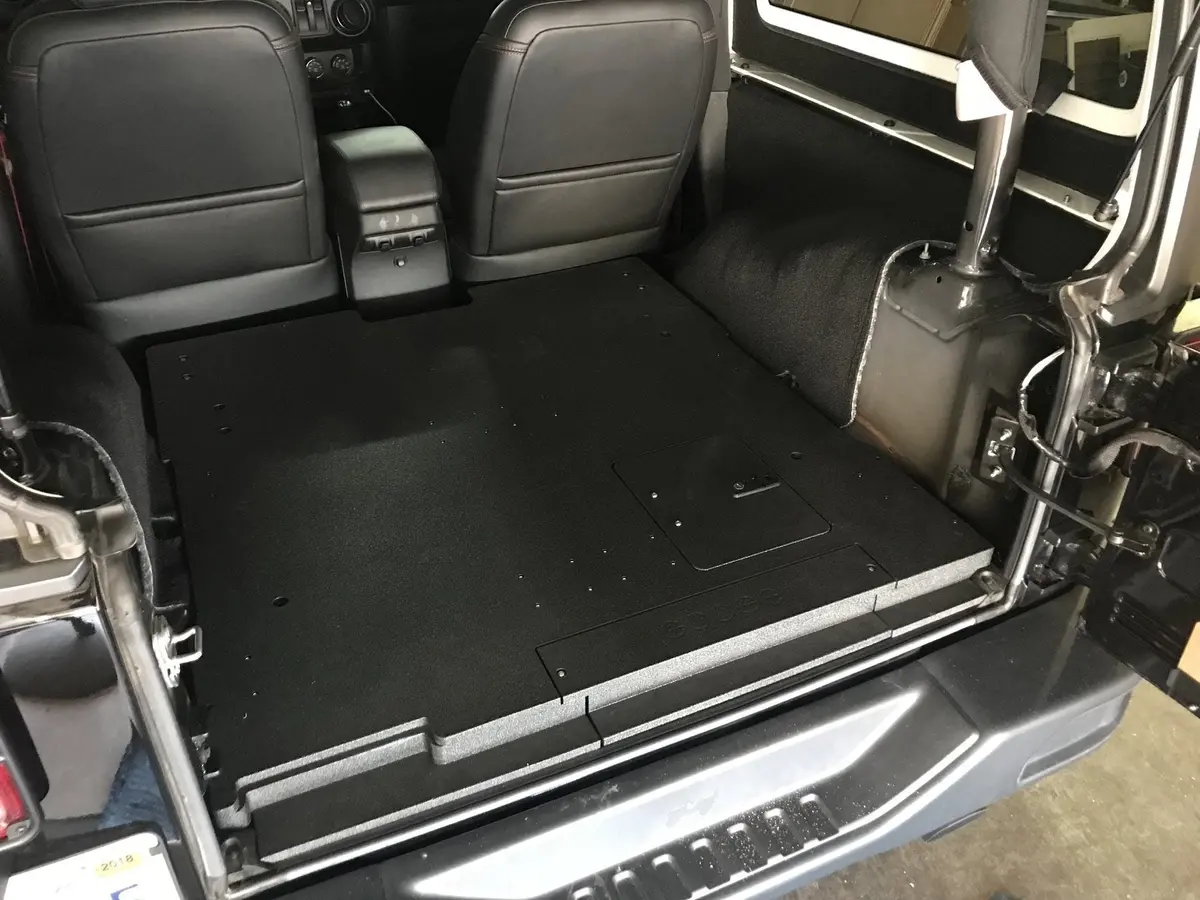 '07-18 Jeep Jk 2-Door Goose Gear Rear Plate System 2