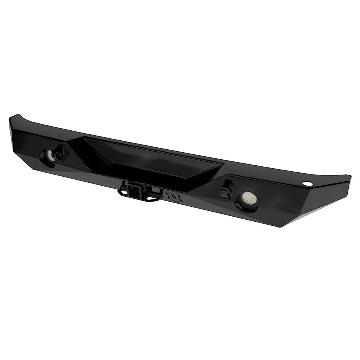 07-18 Jeep Jk Pro Series 2 Rear Bumper W/ Hitch & Tabs 1