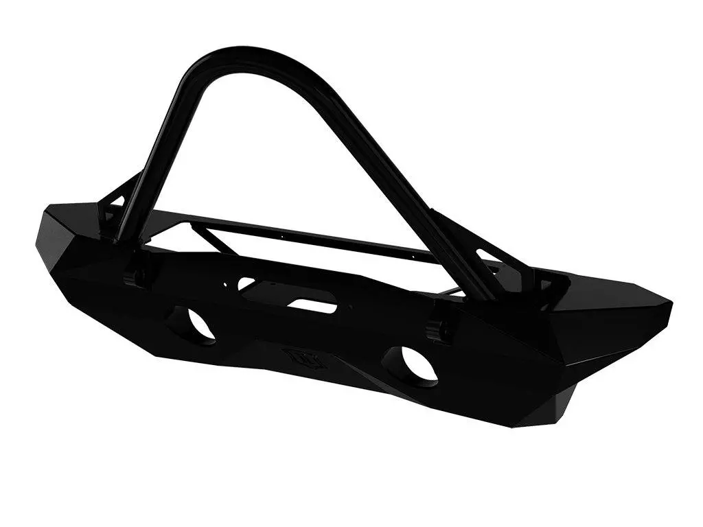 07-18 Jeep Jk Pro Series Mid-Width Bumper Rec Winch Mount W/ Stinger 1