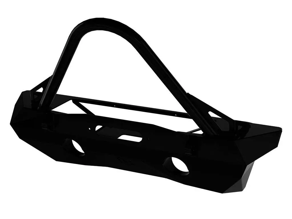 07-18 Jeep Jk Pro Series Winch Mount Front Bumper W/ Stinger & Tabs 1