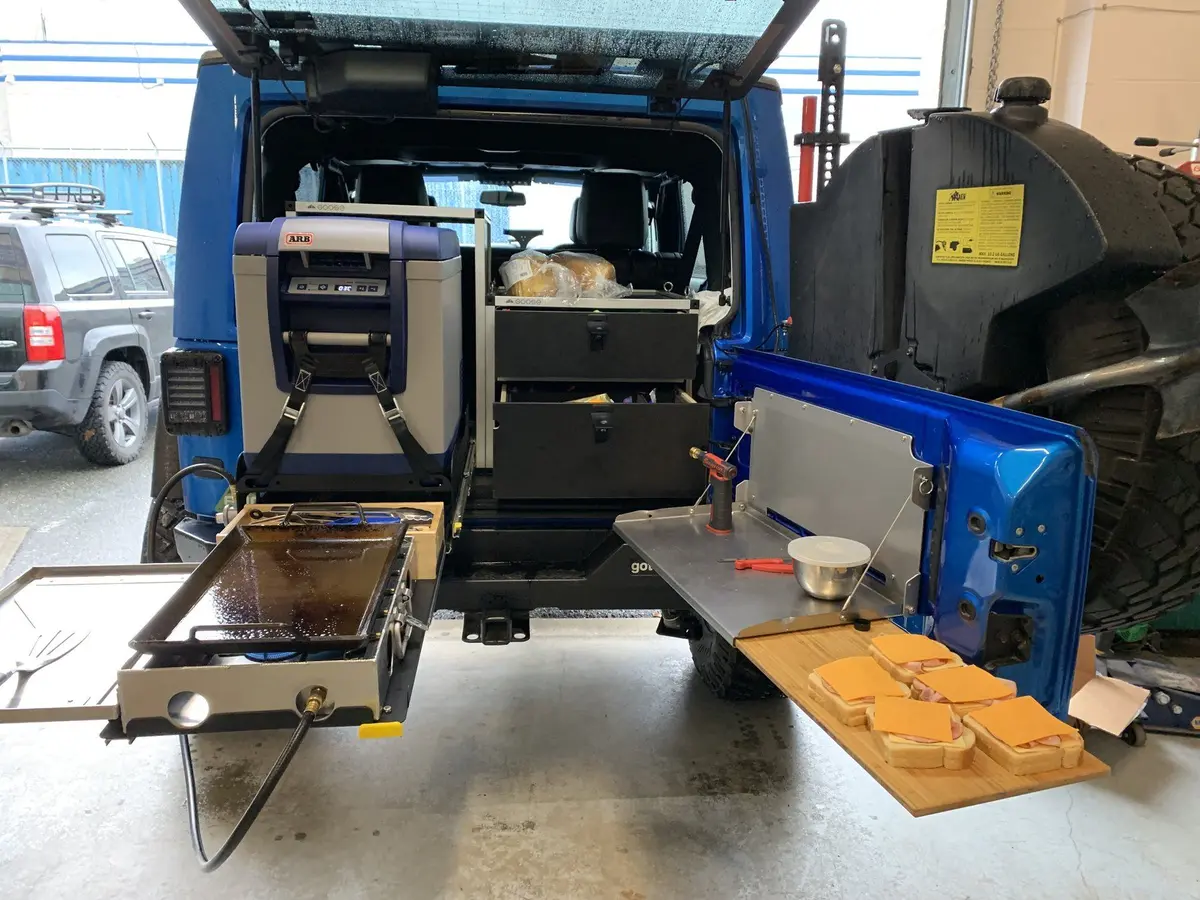 '07-18 Jeep Jku 4-Door Goose Gear Ultimate Chef Package 6