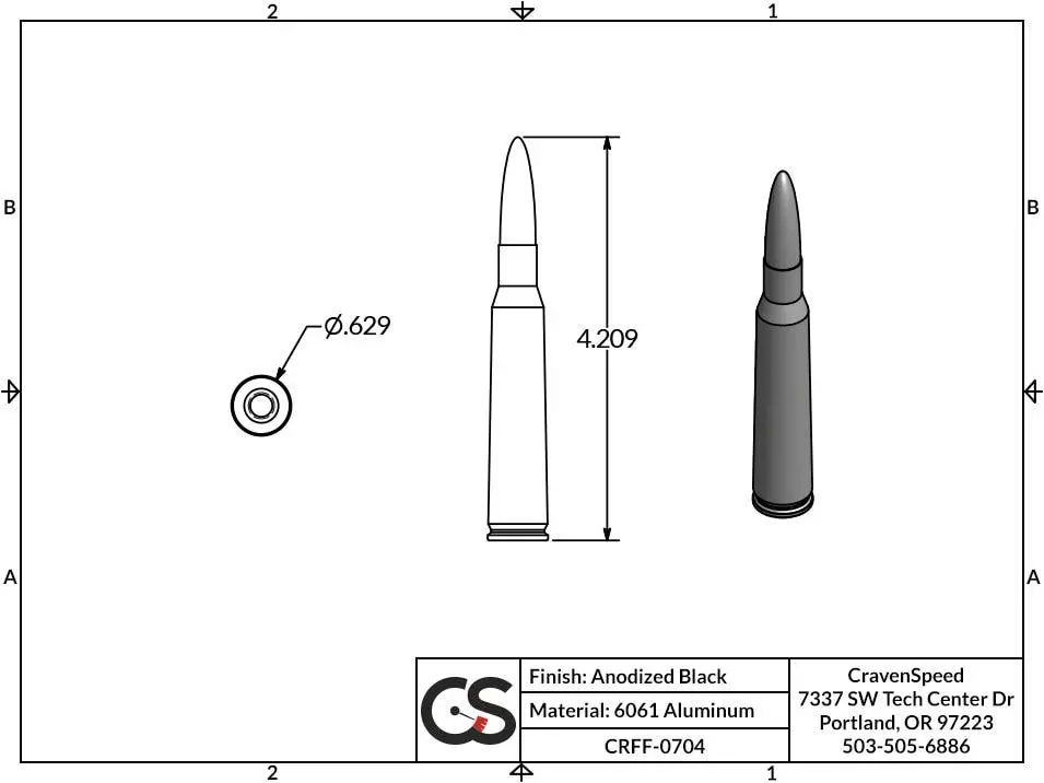 '07-23 Gmc 1500 Bullet Style Stubby Antenna 1