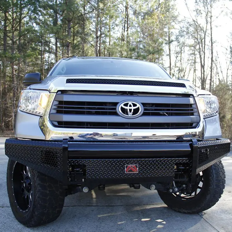 07-21 Toyota Tundra Black Steel Series Front Bumper 1