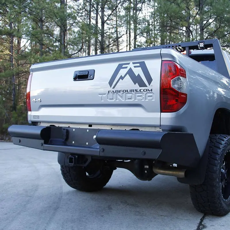 '07-19 Toyota Tundra Elite Black Steel Series Rear Bumper 1