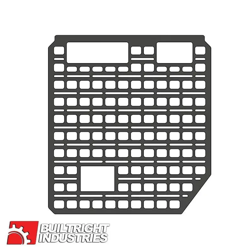 '09-14 Ford F150 Builtright Industries Bedside Rack System-Rear Panel 1