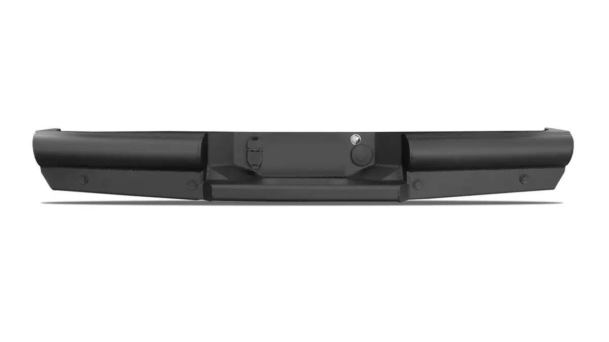 09-18 Dodge Ram 1500 Black Steel Elite Series Rear Bumper 1
