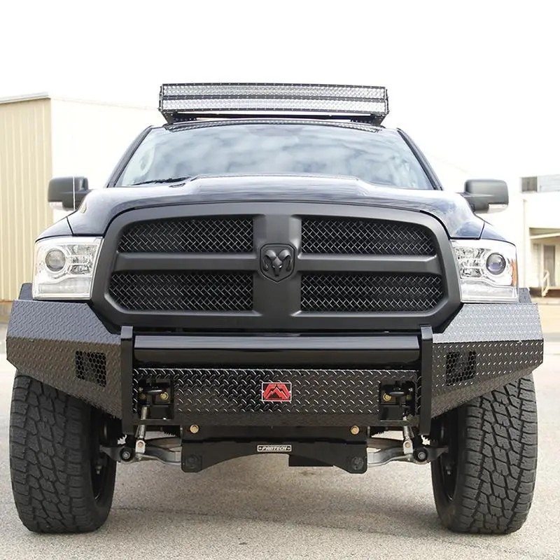 '09-18 Ram 1500 Black Steel Series Front Bumper 1