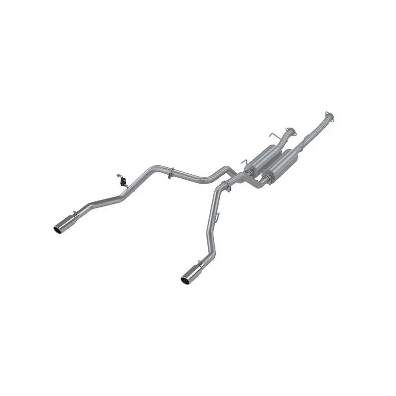 '09-21 Toyota Tundra 2 1/2" Cat Back Dual Split Rear Exhaust, T409 1