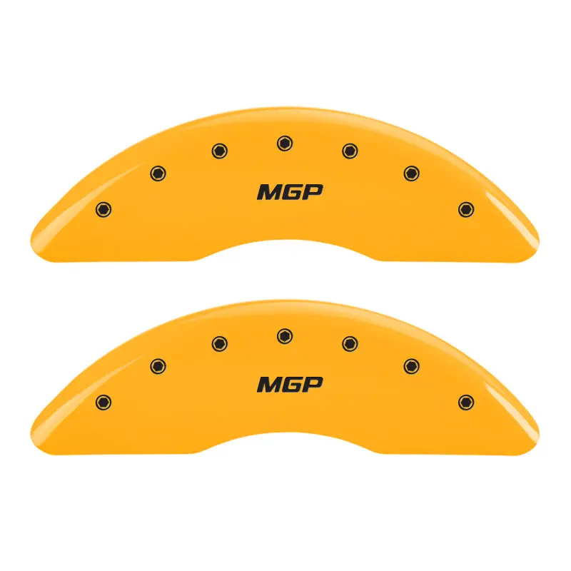 Mgp Engraved Brake Caliper Covers – Yellow Finish For 2005 Chrysler Pacifica 1