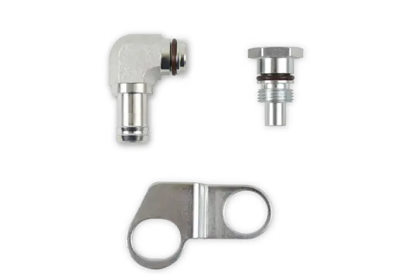 Earl's Remote Reservoir Adapter Kit For Saginaw Type Ii Power Steering Pumps 1