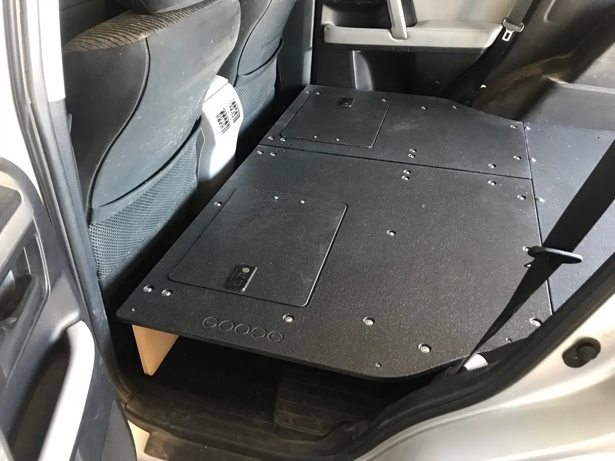 10-23 (5Th Gen) Toyota 4Runner 3Rd Row Seat Low Profile Plate Based Sleeping Platforms 2