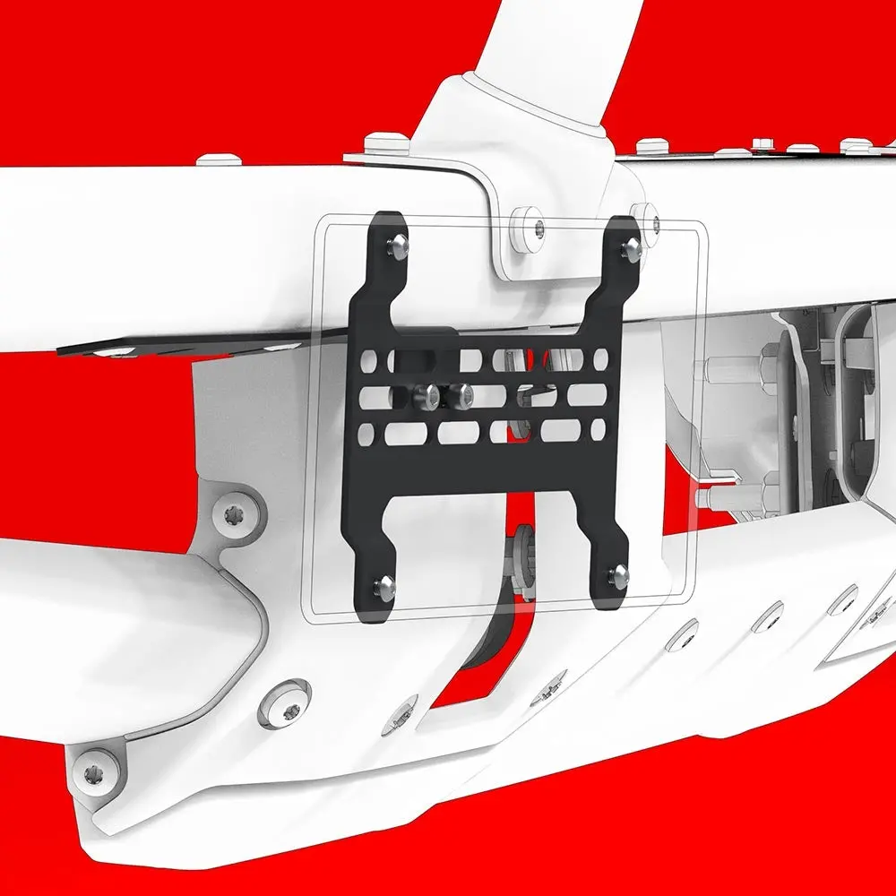 Bronco License Plate Mount | Ford Bronco (2021+) For Modular Steel Bumper 1