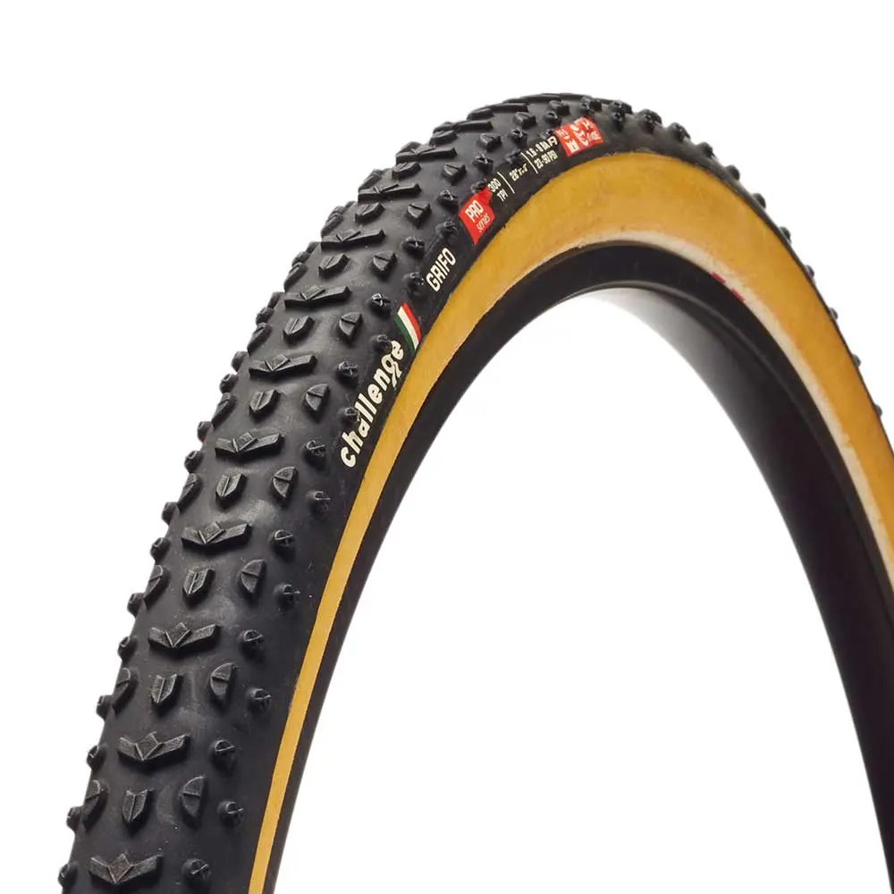 Challenge Grifo Handmade Cyclocross Tyre 700C X 33C (Black/Tan) 1