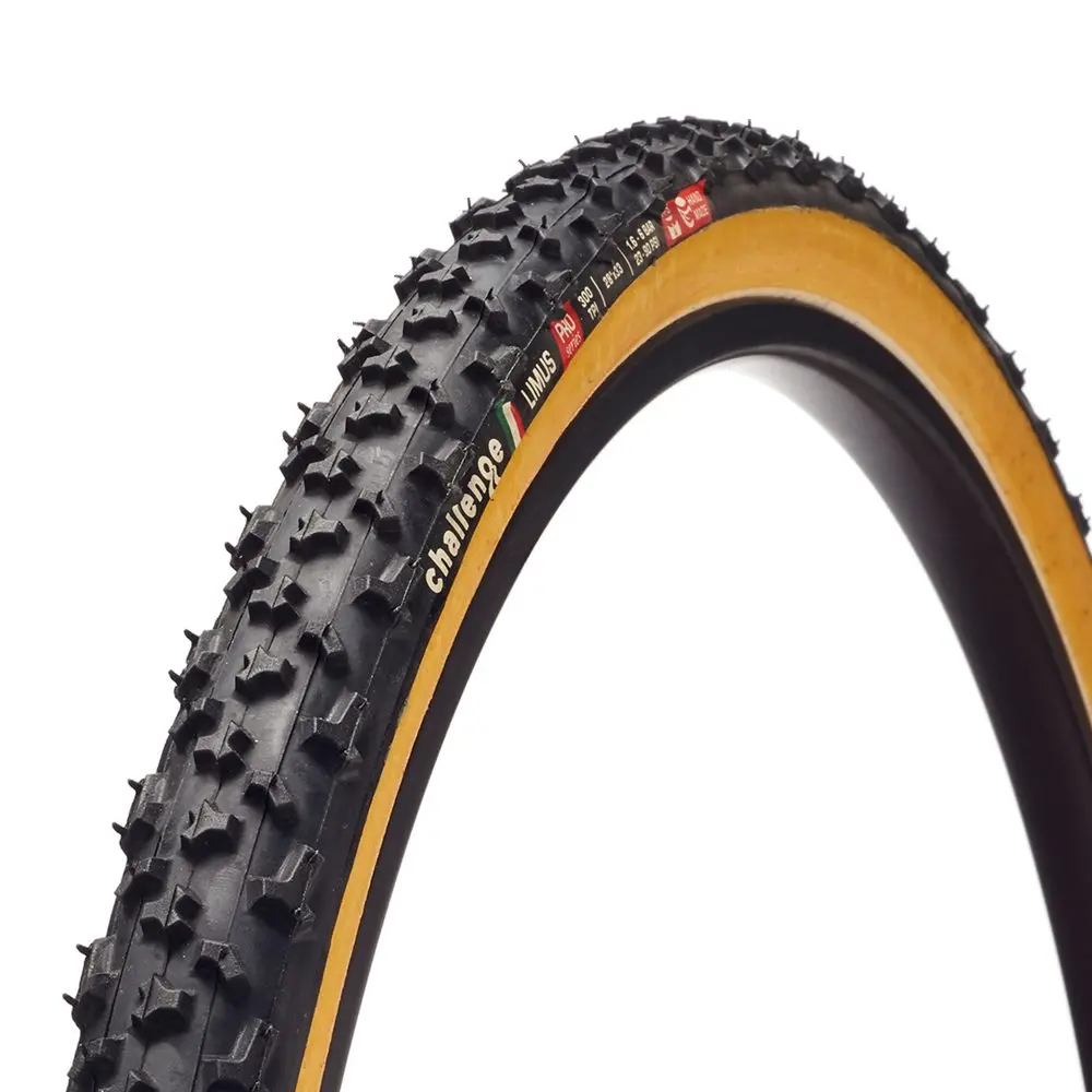 Challenge Limus Pro Tubular Cyclocross Tyre 700C X 33C (Tan) 1