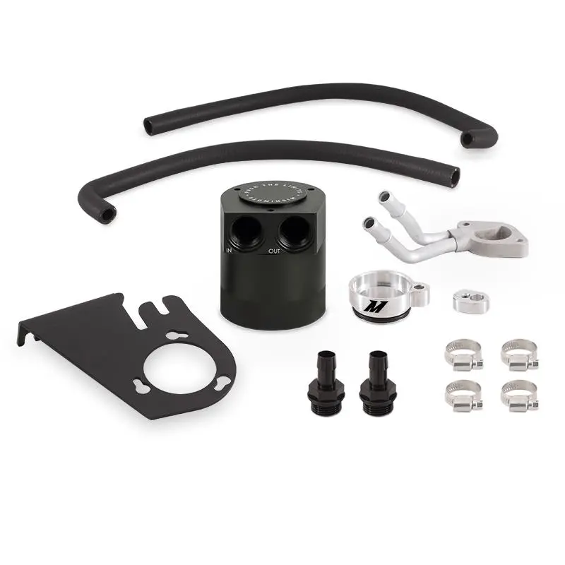 '11-16 Ford 6.7L Powerstroke Baffled Oil Catch Can Kit 1