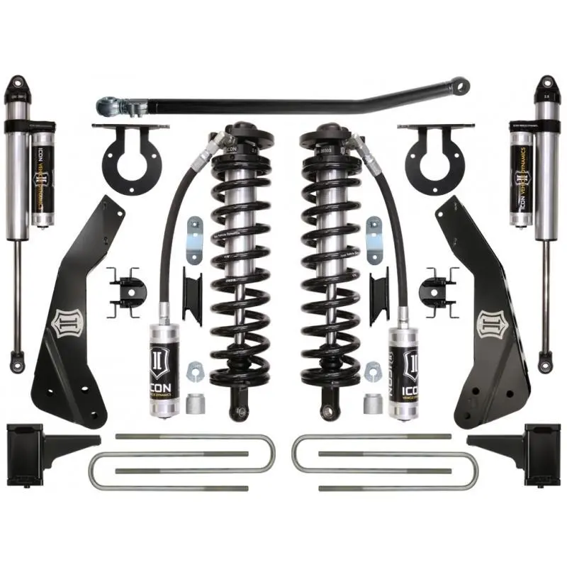 11-16 Ford F250/F350 4Wd 4-5.5" Coilover Conversion System-Stage 3 1