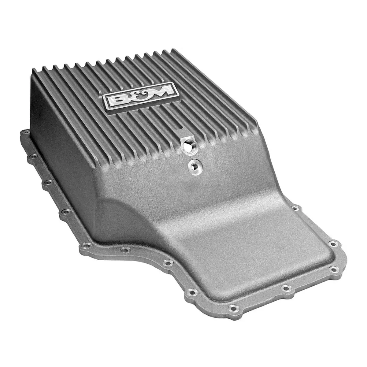 '11-21 Ford F250/F350 B&M Hi-Tek Deep Transmission Pan - Natural 1