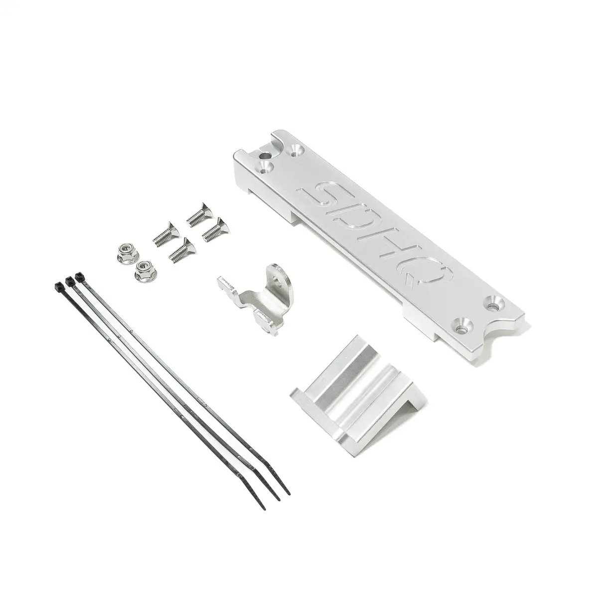 Sdhq Built 2017-2022 Ford Super Duty Single Battery Billet Battery Hold Down Kit 2