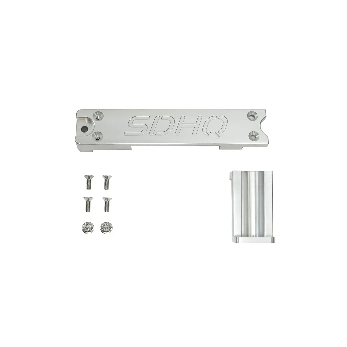Sdhq Built 2023+ Ford Super Duty Single Battery Billet Battery Hold Down Kit 1
