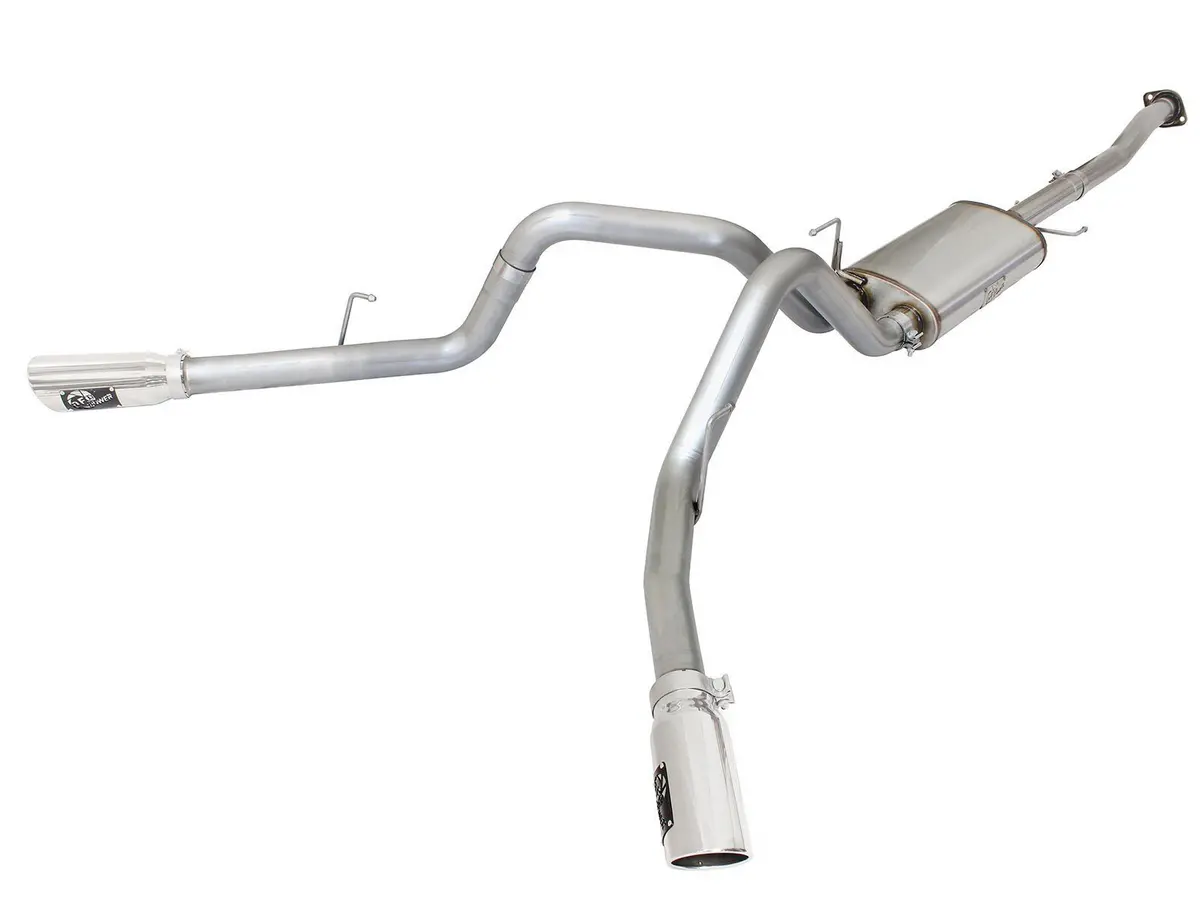 11-14 Ford F150 Mach Force Xp 3"  409 Stainless Steel Cat Back Dual Exhaust System 1