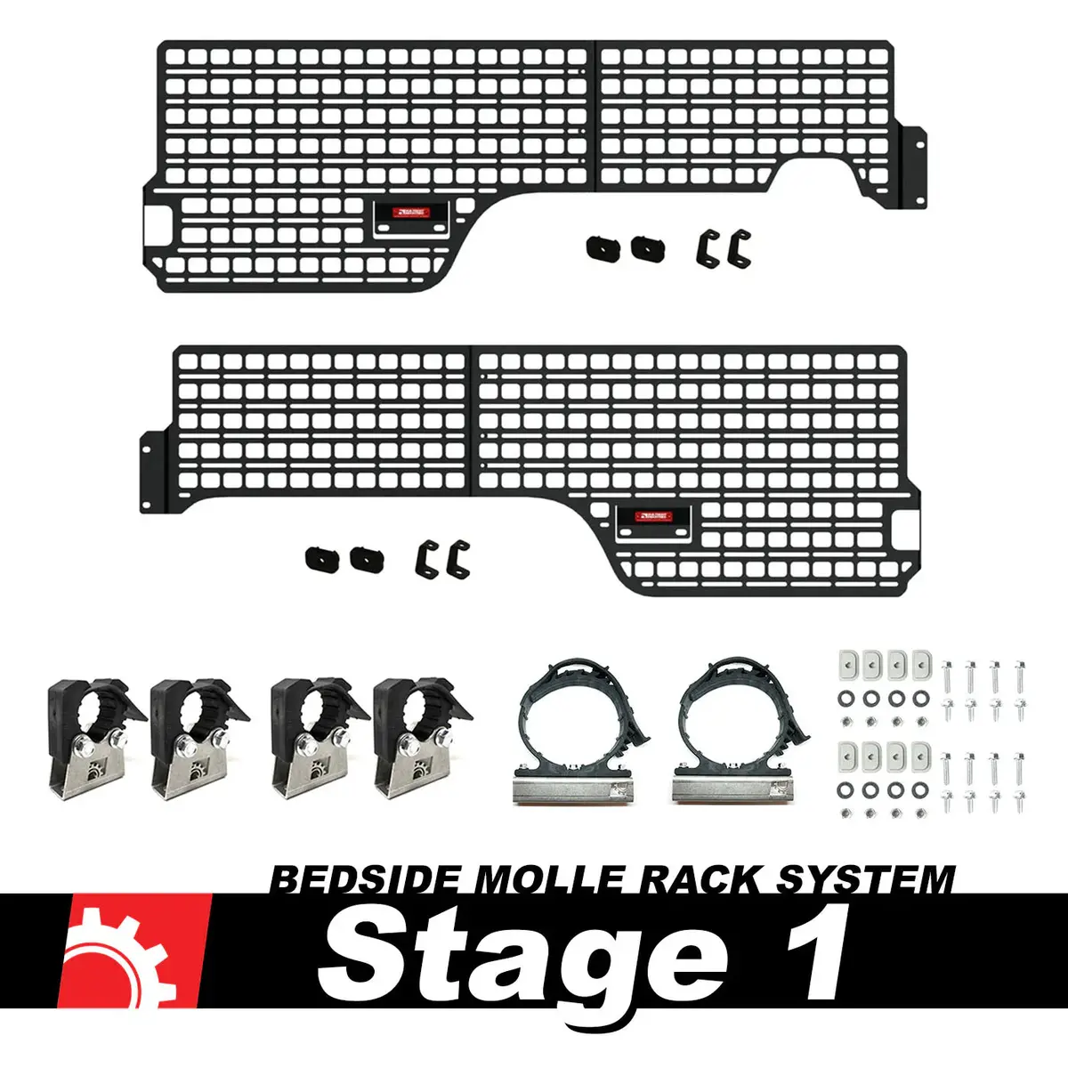 '19-23 Ford Ranger Builtright Bedside Rack System 7