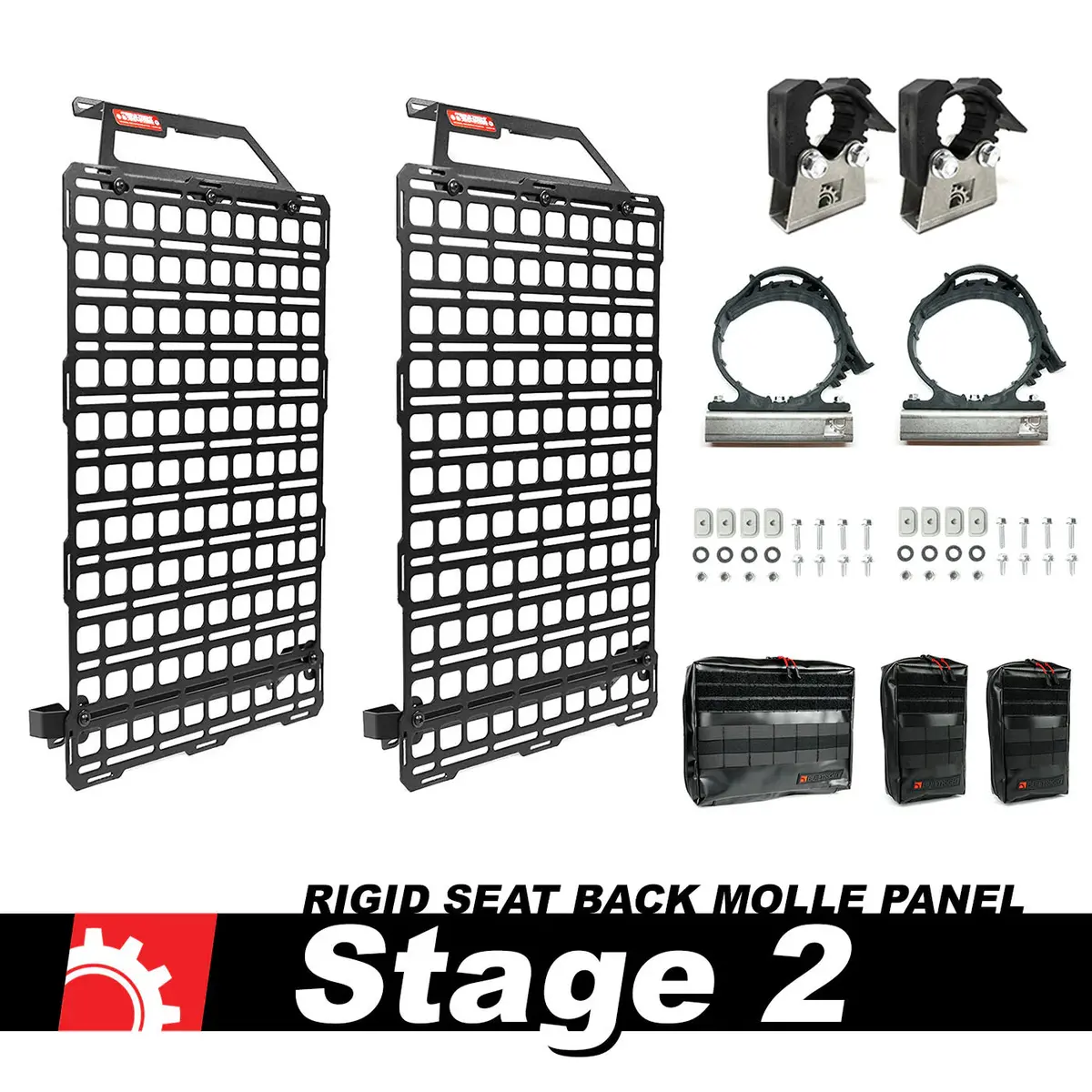 Seat Back Tech Plate Molle Panel Kit - Ford Bronco (2021+) 4