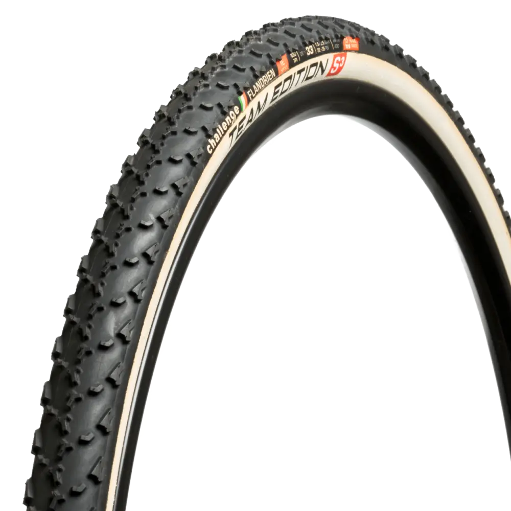 Challenge Flandrien Te (Team Edition) Soft Tubular Cyclocross Tyre 700C X33c (White) 1