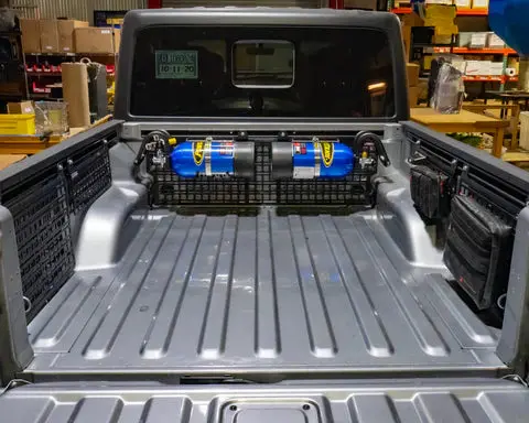 10 Lb. Molle/Pickup Edition Power Tank | Candy Red | Hp250i Regulator 9