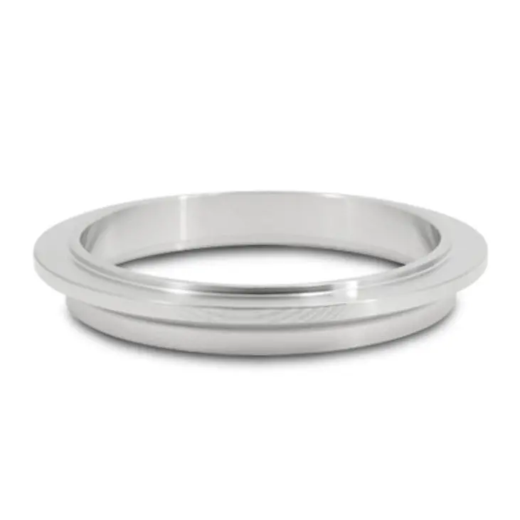Stainless Steel Turbo Outlet Flange For Precision Turbo Cae 5 And Cae 6 Series 90Mm O.D. V-Band Flange, 77Mm Diameter Mating Ring (Suits 3" O.D. Tubing) 1