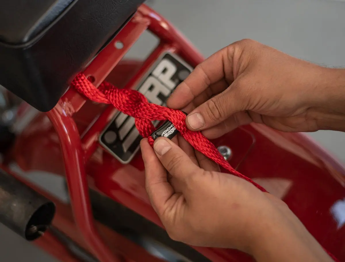 ½"X 20' Red Nylon Recovery Strap 2
