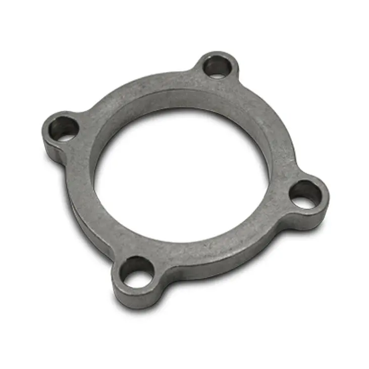 Mild Steel Turbo Outlet Flange For T3 4 Bolt Outlet Without Internal Wastegate (Suits 2.5" O.D. Tubing) 1