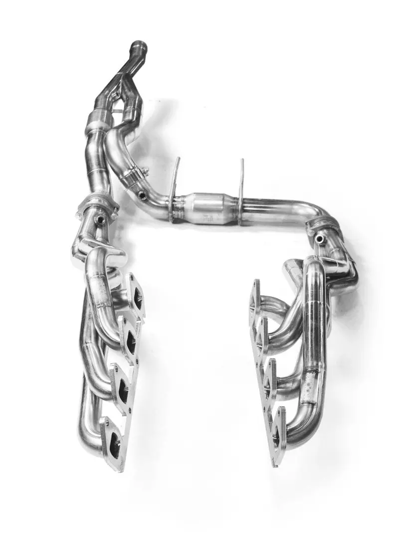 1-3/4" Stainless Headers & Catted Y-Pipe Kit. 2011-2014 F150 Raptor 6.2L 4V. 1