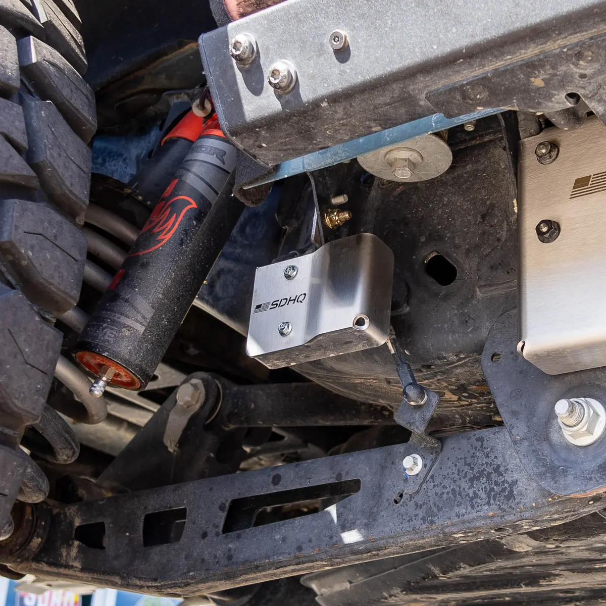 Sdhq Built 2022+ Bronco Raptor Trailing Arm Sensor Guards 2
