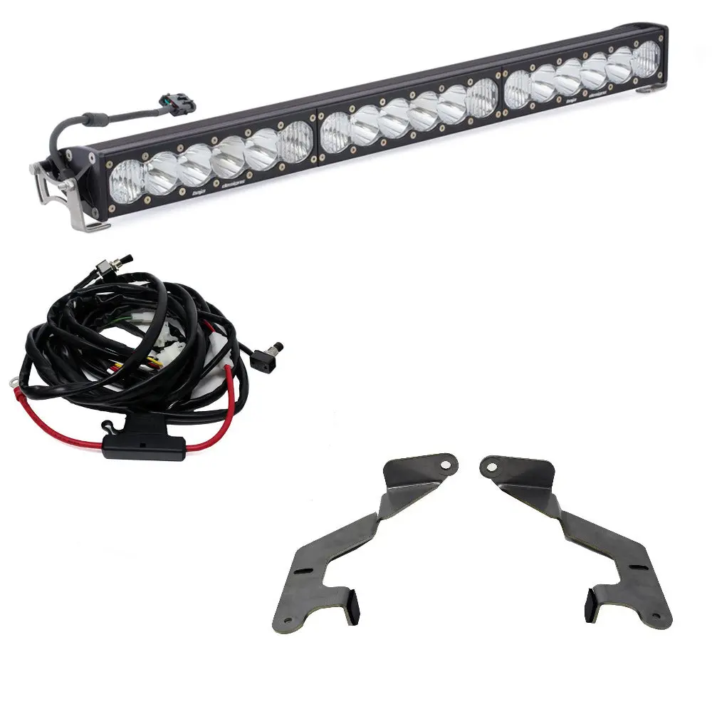 '14-21 Toyota Tundra Baja Designs Lower Bumper 30" Light Bar Kit 2
