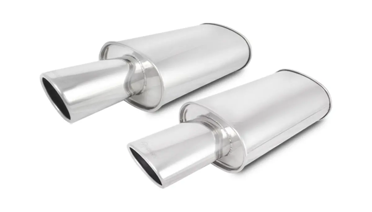 Streetpower Universal Mufflers With Exhaust Tips 1