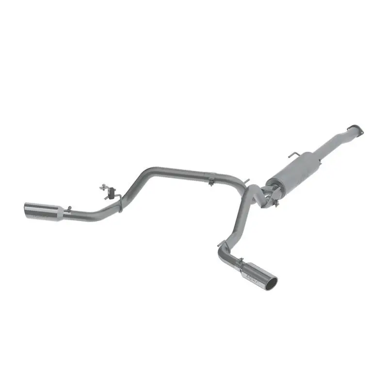 '16-23 Toyota Tacoma 3" Cat Back Dual Split Side Exhaust, T409 1