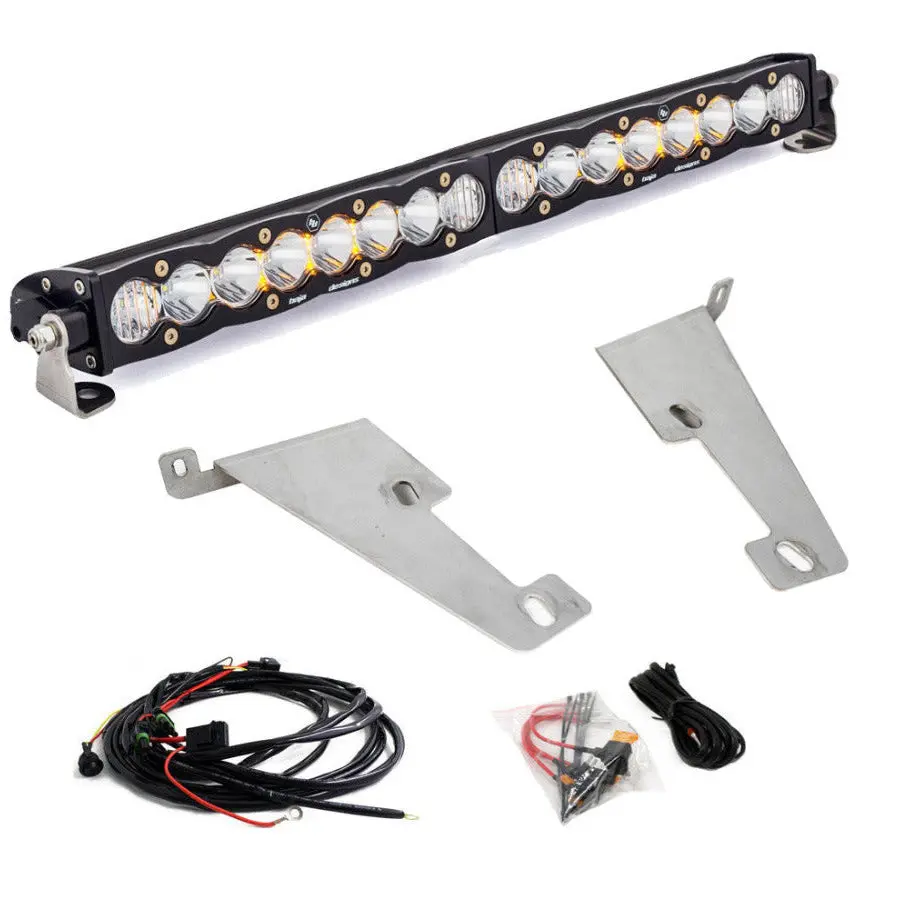 '22-'26 Toyota Tundra Baja Designs 20" S8 Behind The Bumper Led Light Bar Kit 1