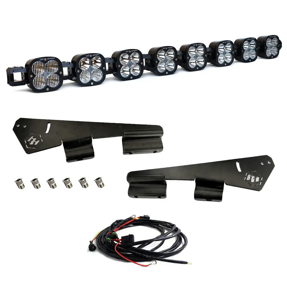 '05-23 Toyota Tacoma Baja Designs 8 Xl Linkable Roof Bar Kit 1