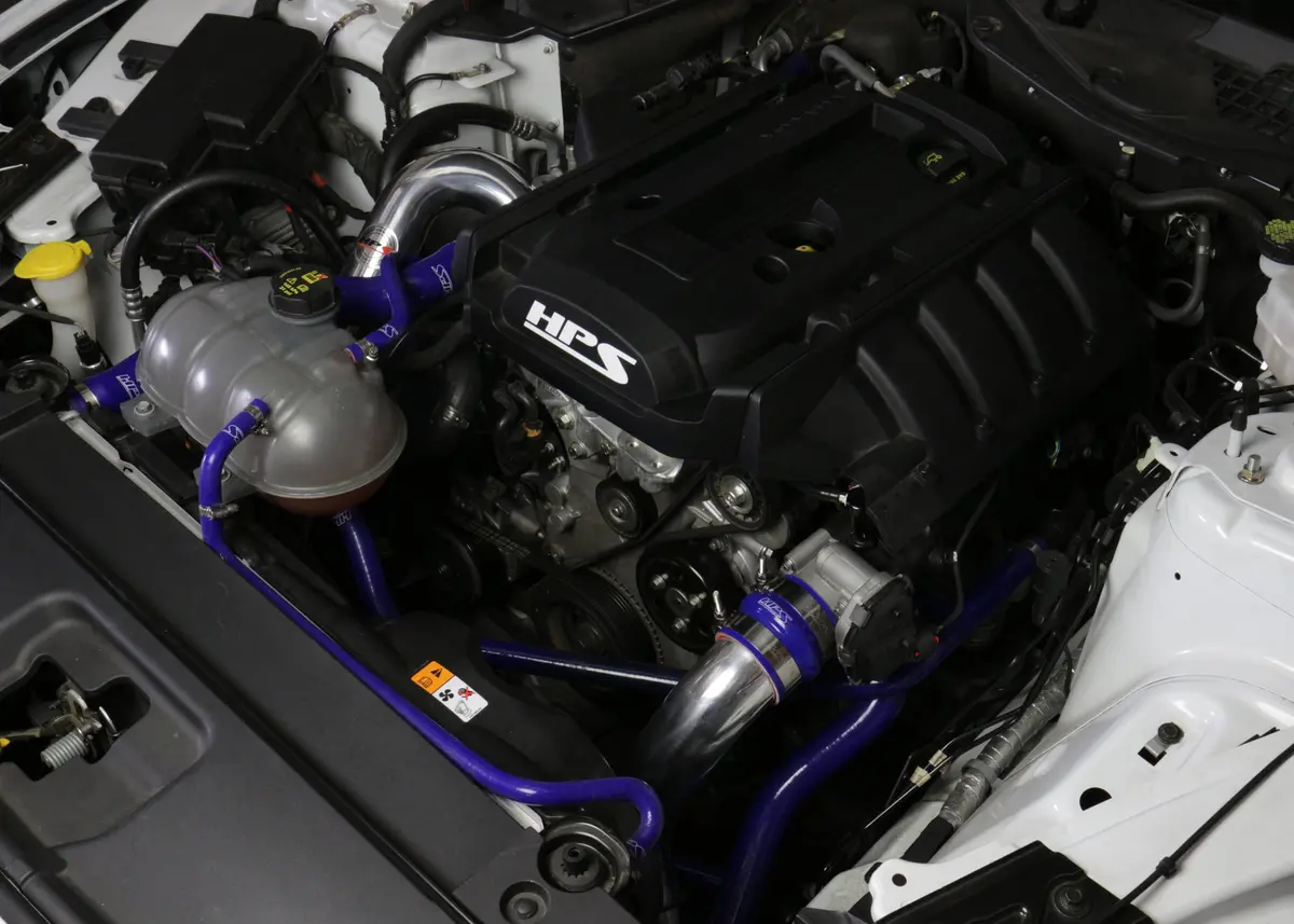 Hps Performance Intercooler Charge Pipe Kit (Cold And Hot Side) With Blue Boots, Polished, 17-102P 2