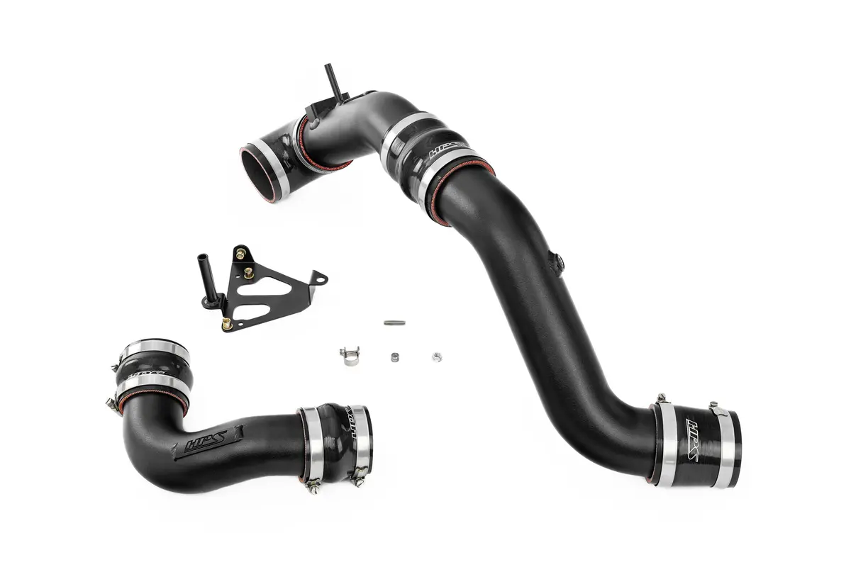 Hps Performance Intercooler Charge Pipe Kit (Cold And Hot Side), Black, 17-156Wb 1