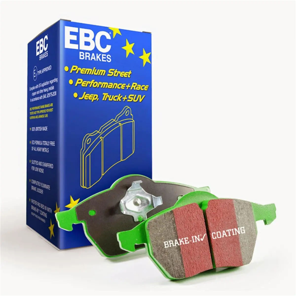 '17-23 Ford Raptor-Ebc 6000 Greenstuff-Rear Brakepads 1
