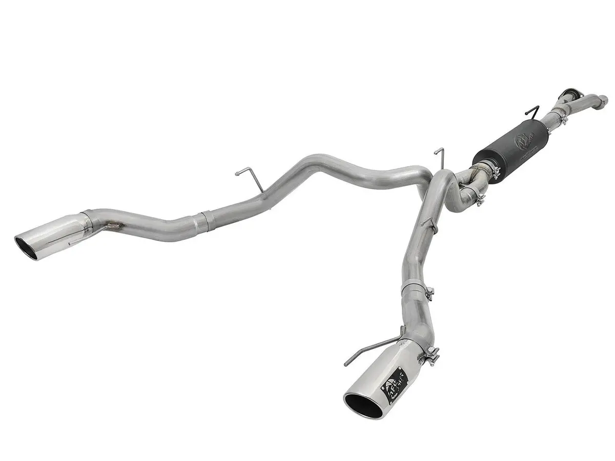 17-20 Ford Raptor Mach Force Xp 3" To Dual 3-1/2" 304 Stainless Steel Cat Back Exhaust System 2